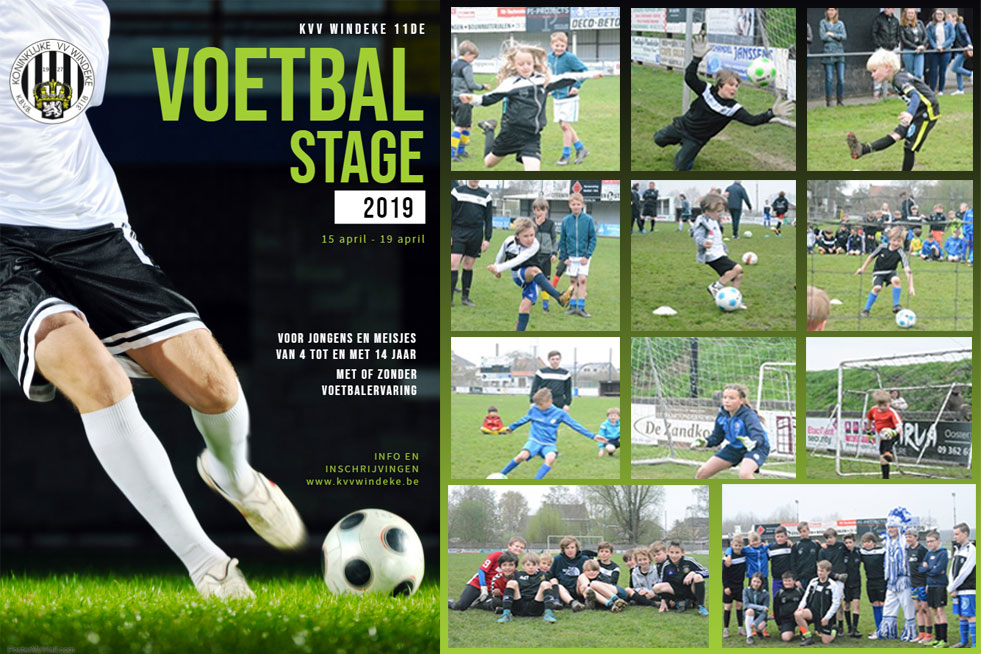 Banner nieuws KVV Windeke voetbalstage